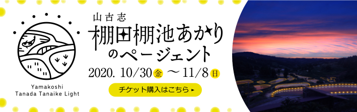 山古志 棚田棚池 あかりのページェント